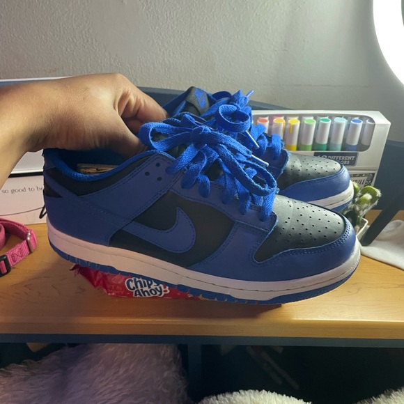 nike dunk cobalt on feet